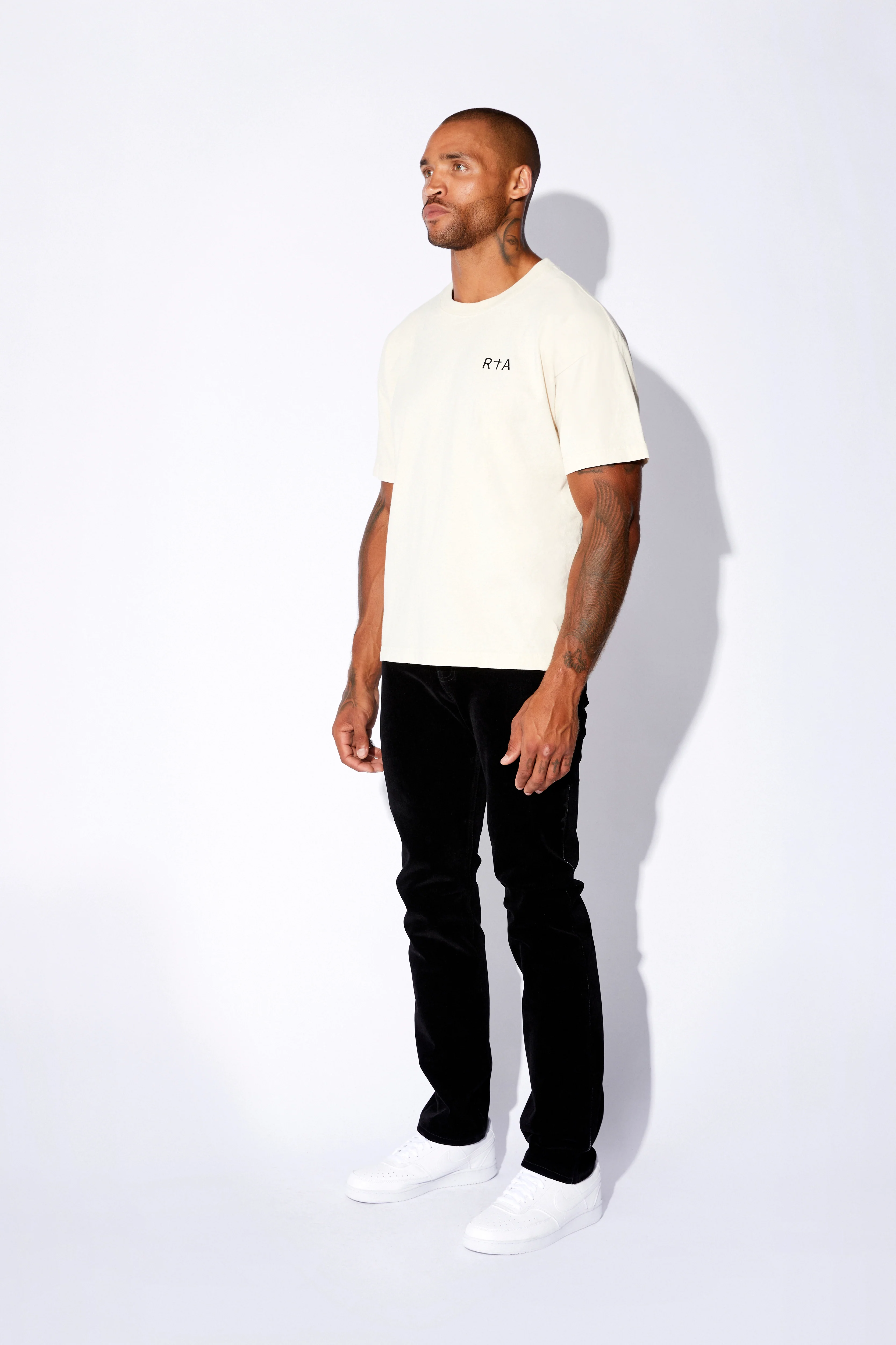 COLIN SHORT SLEEVE TEE | TAN CHEST LOGO - Image 3