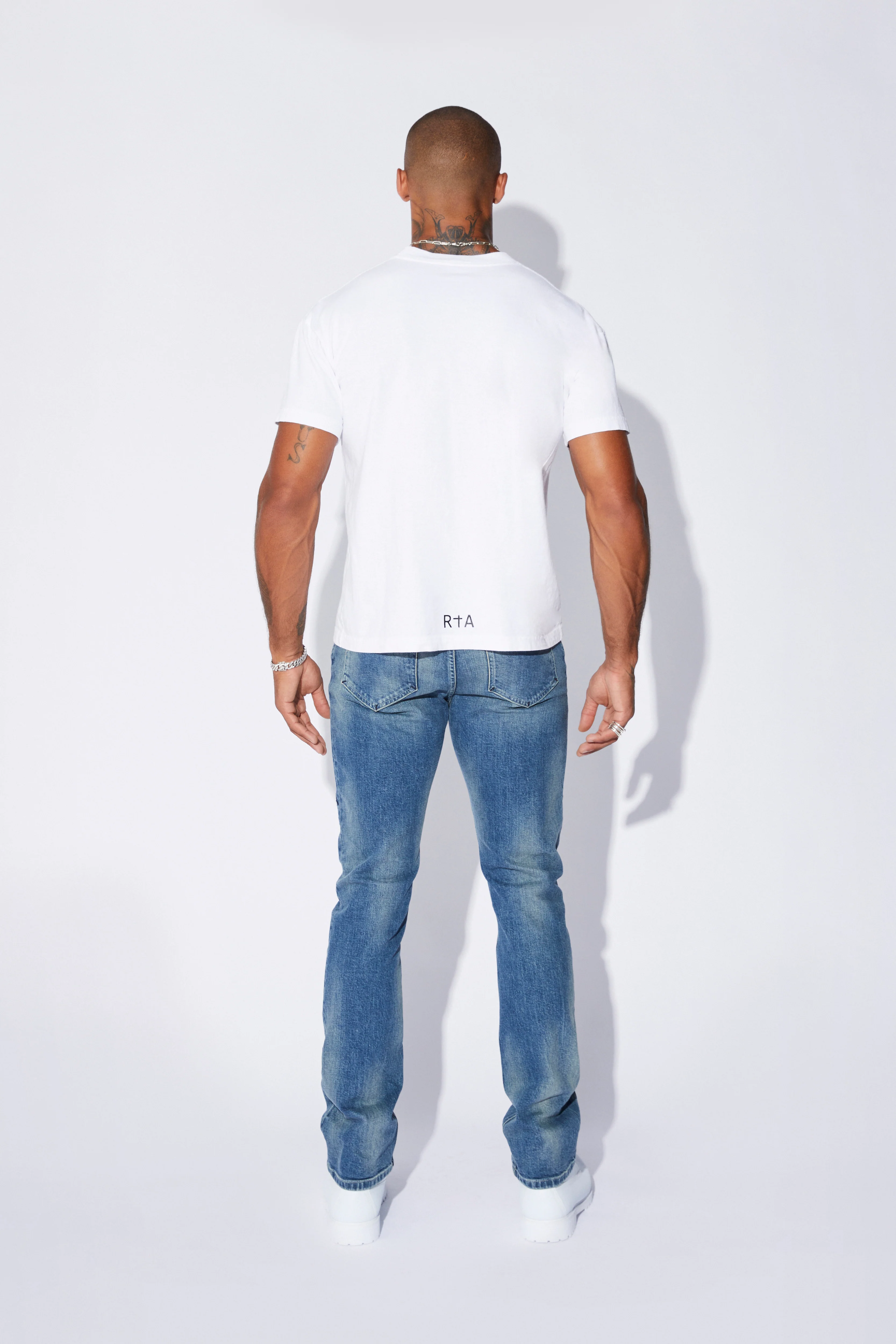 COLIN SHORT SLEEVE TEE | WHITE CHEST LOGO - Image 3