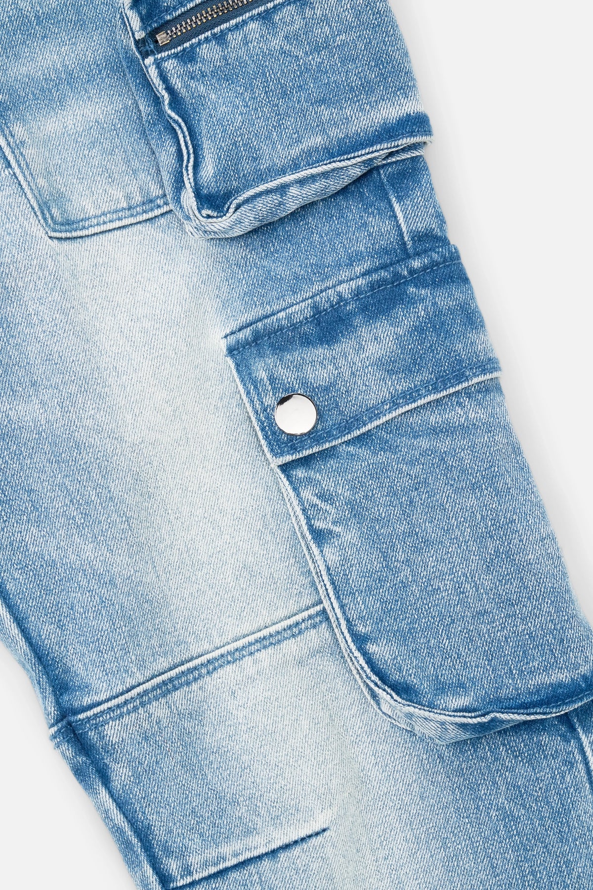 SLATE CARGO SKINNY JEAN | VINTAGE INDIGO - Image 5