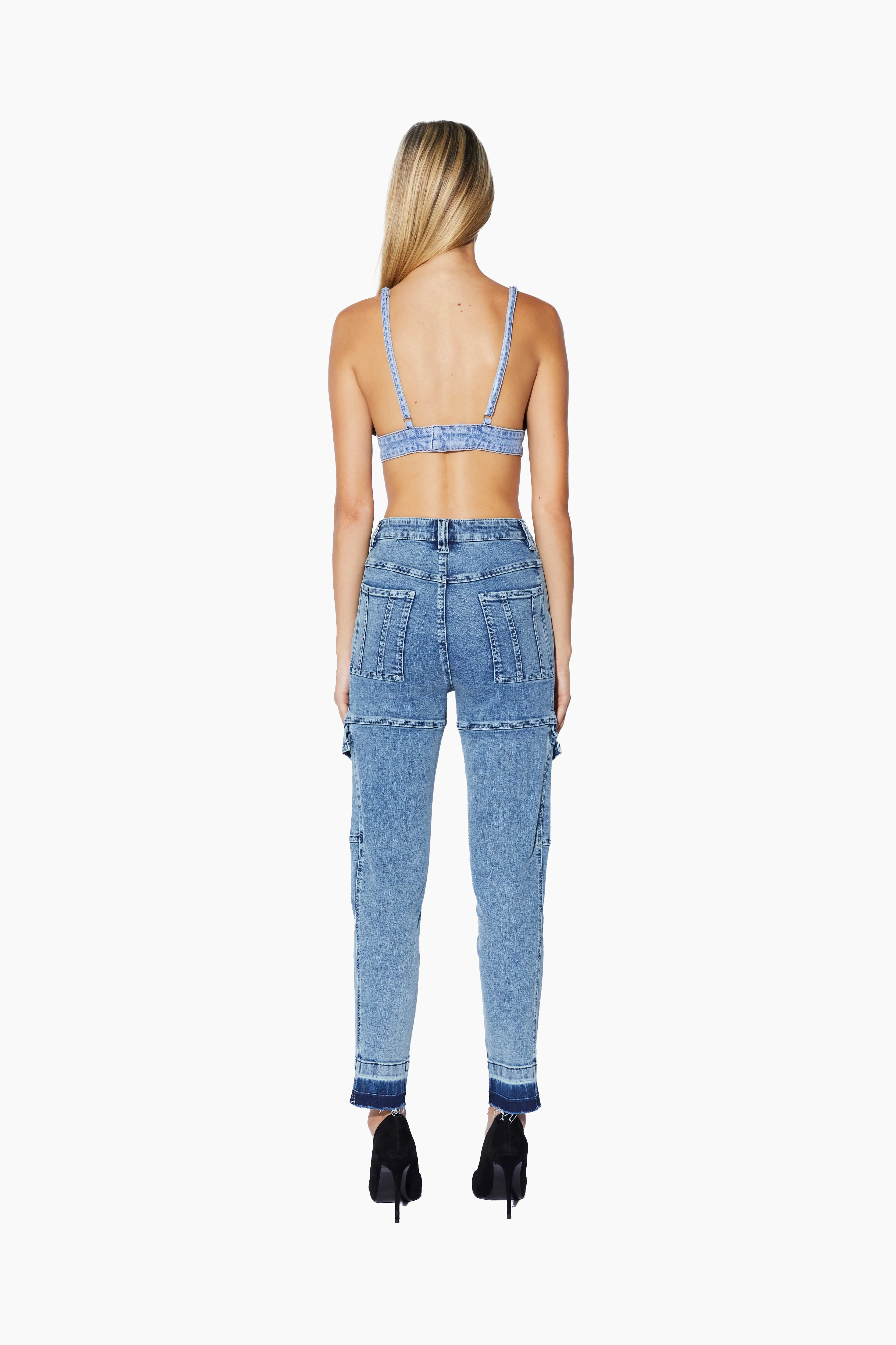 SOFIA  TOP | DENIM LIGHT WASH - Image 6