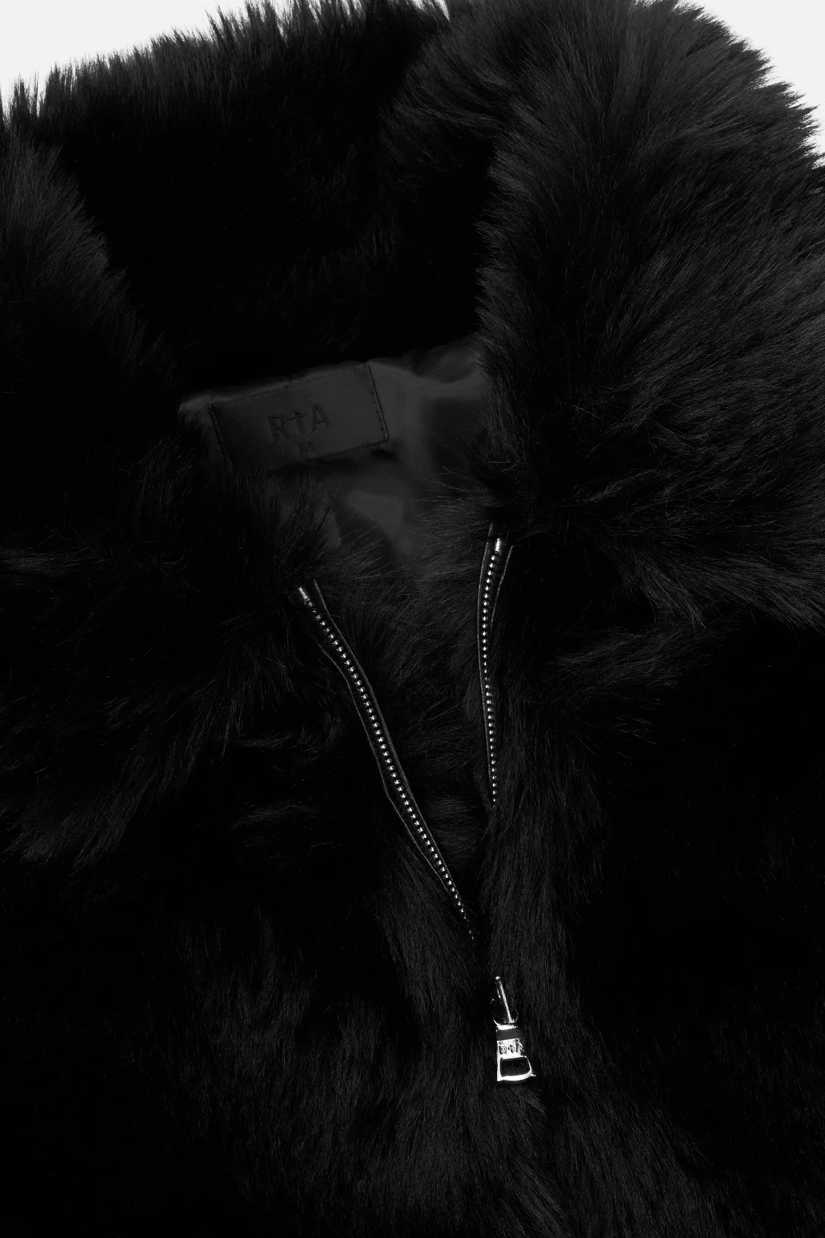 THIAGO FAUX FUR JACKET | BLACK - Image 3