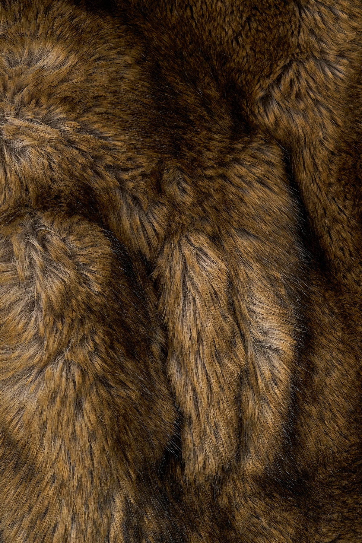 THIAGO FAUX FUR JACKET | BUFFALO BROWN - Image 3