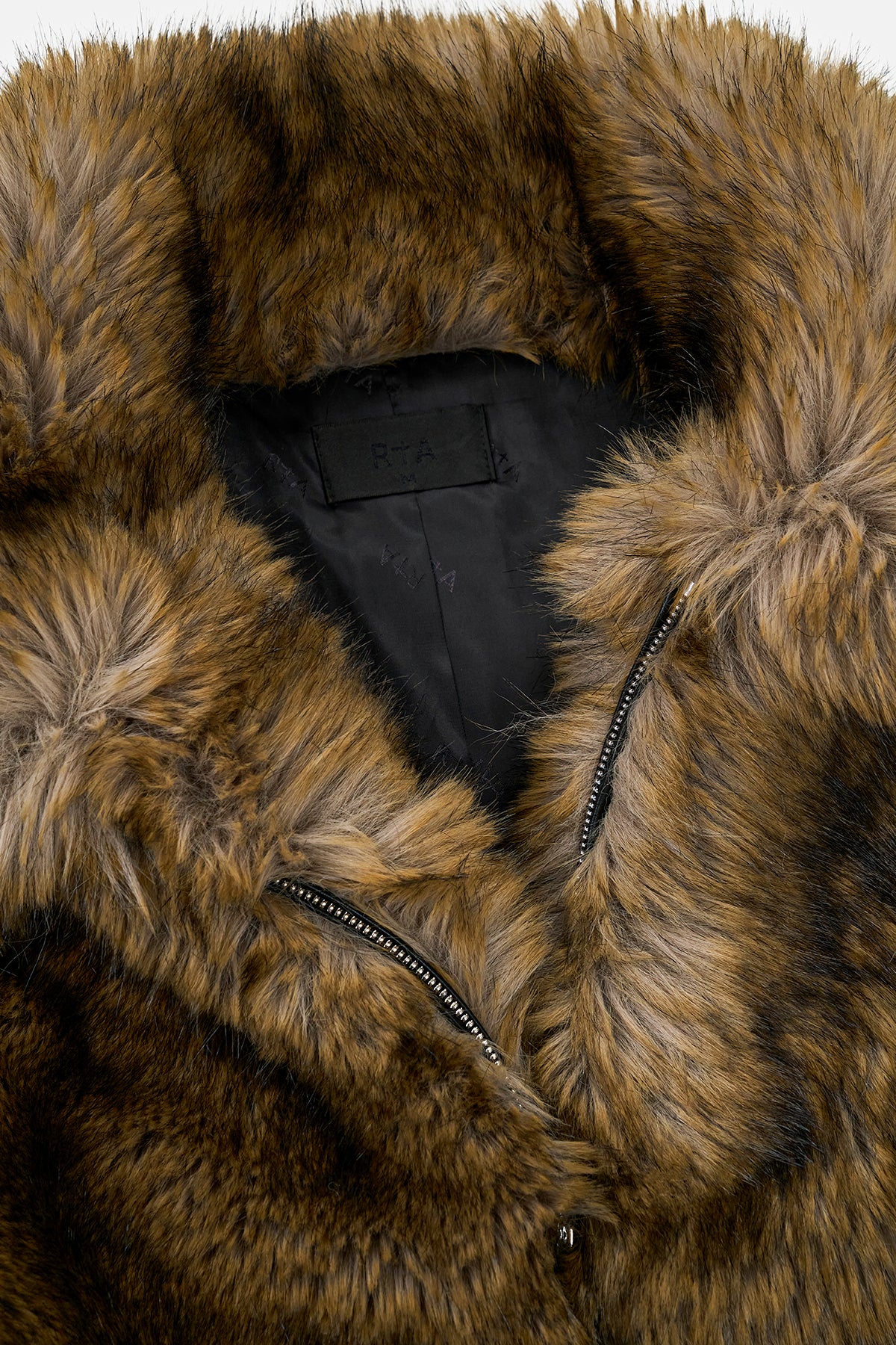 THIAGO FAUX FUR JACKET | BUFFALO BROWN - Image 4