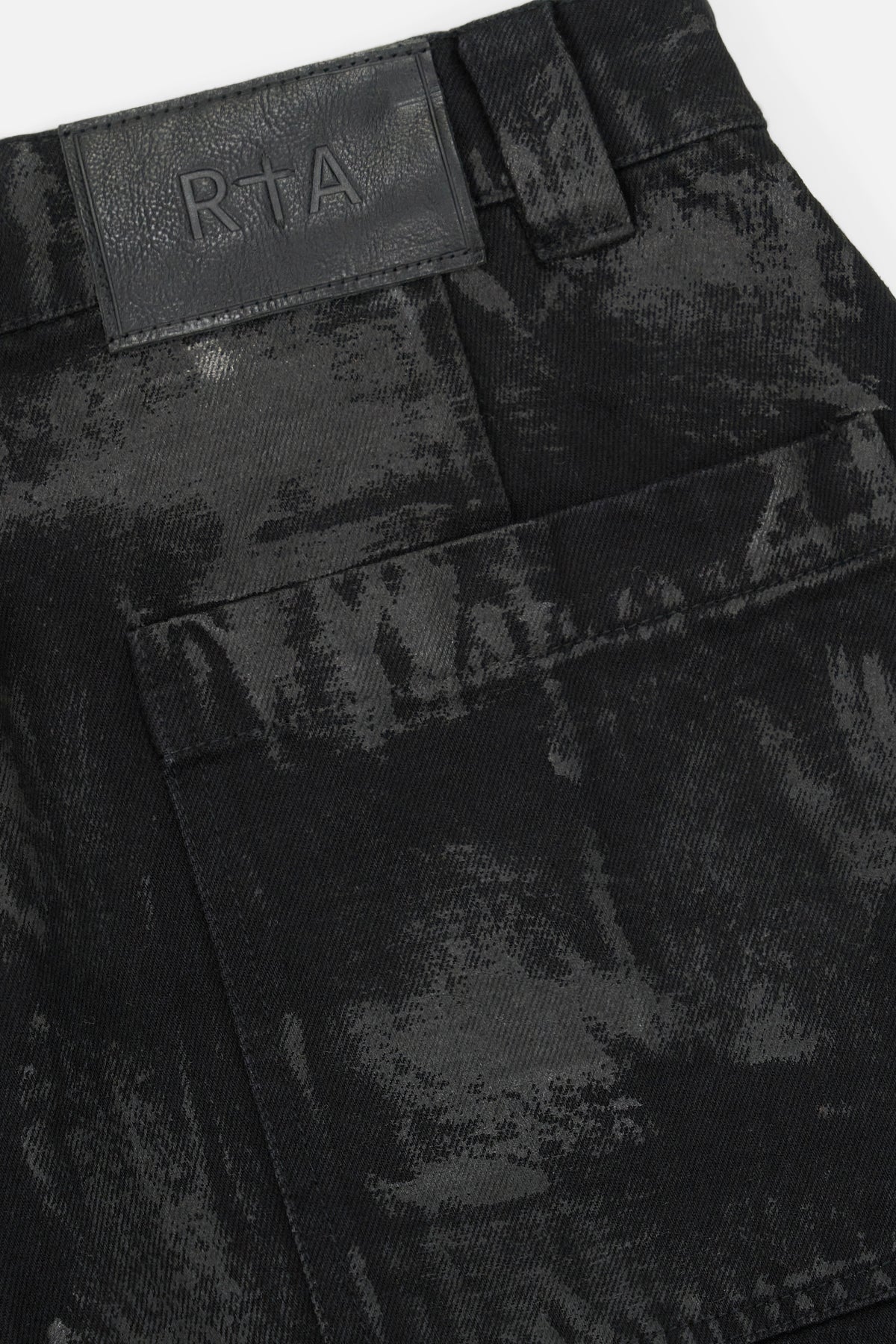 WYLIE CARGO JEAN | BLACK WAX COATED DDG - Image 10