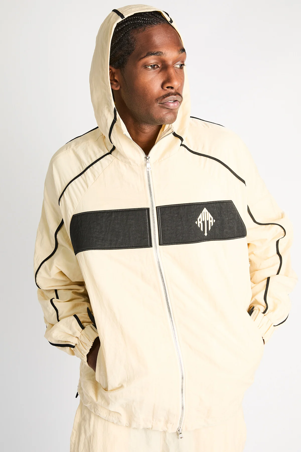 ZAYDEN WINDBREAKER JACKET | RAW SAND - Image 6